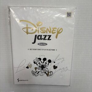 Disney Jazz Piano Sheet Music Book Easy Ver White Mickey Minnie SamhoETM New